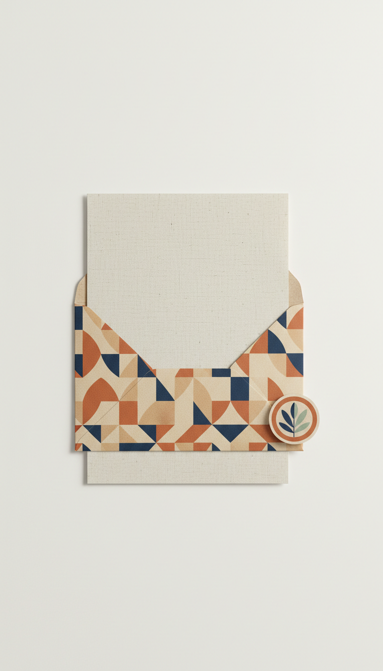 Letter writing kit with textured paper